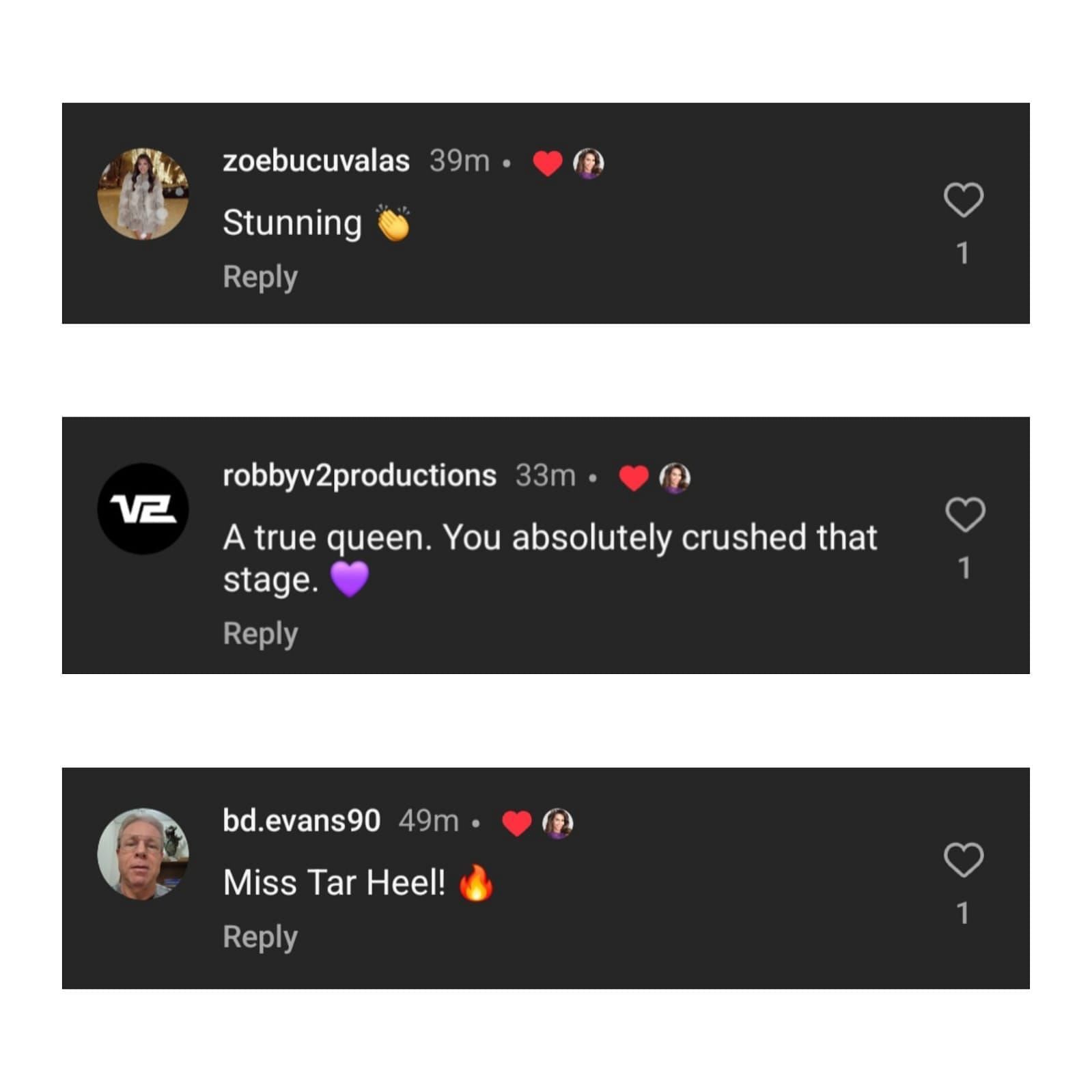 Jordon Hudson's IG post's comment section (image credit: instagram/jordon)